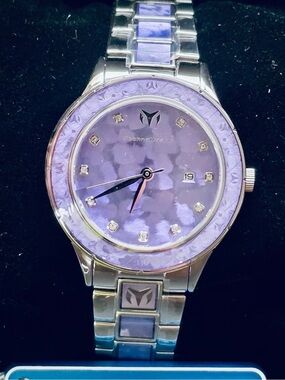 TechnoMarine Seafoam Glow Women's Watch 33mm Purple Invicta (TM-725055)-NEW